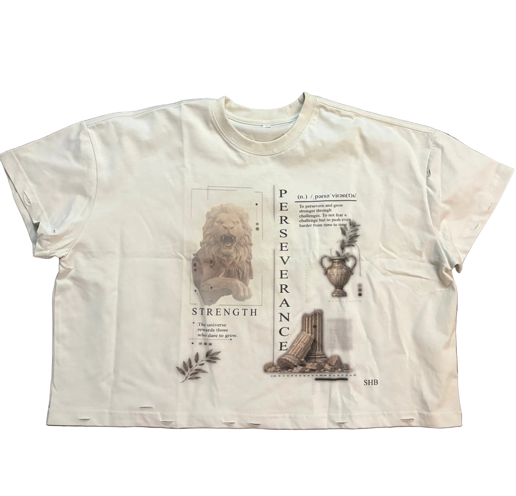Cream Perseverance Tee