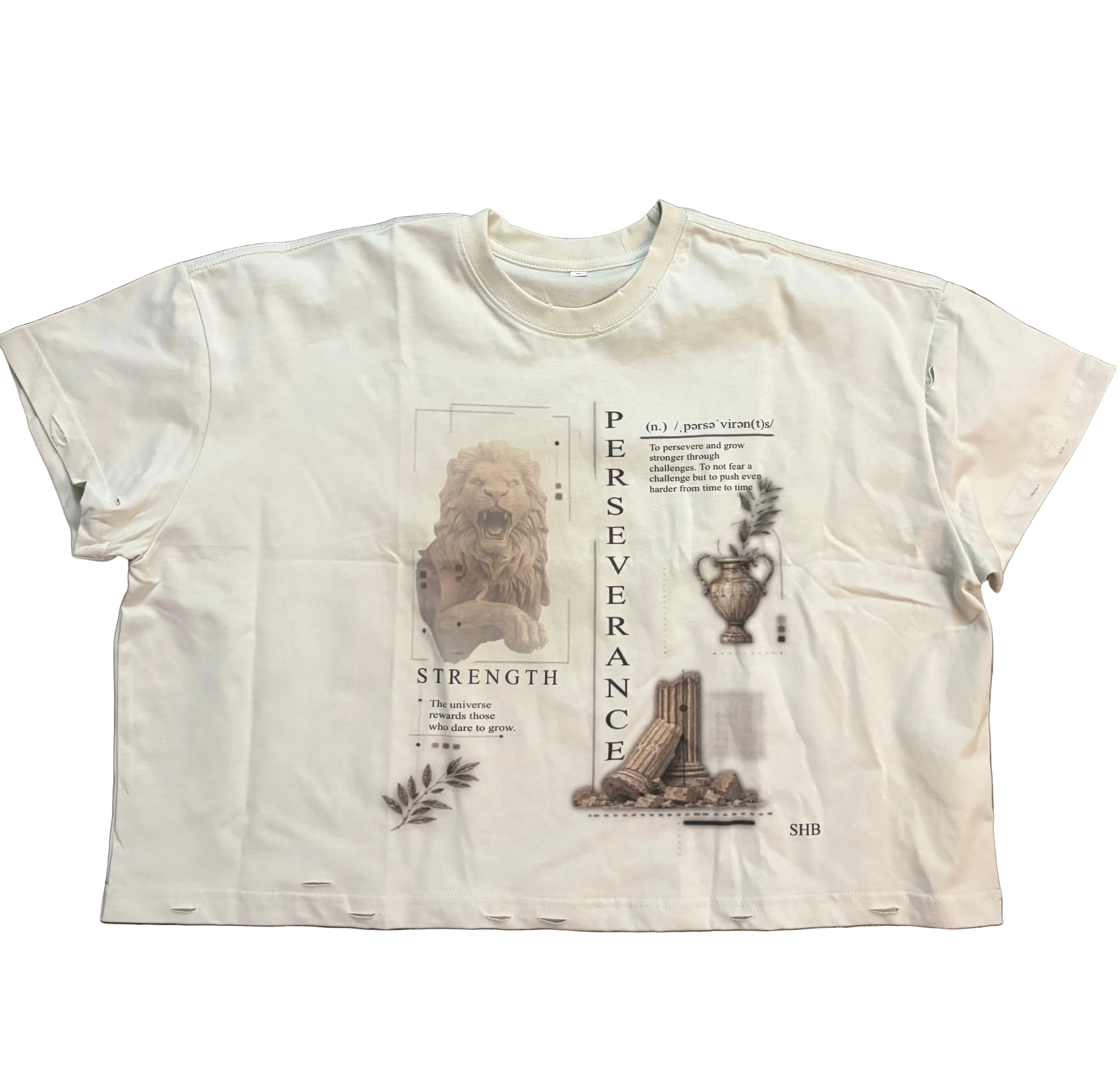 Cream Perseverance Tee